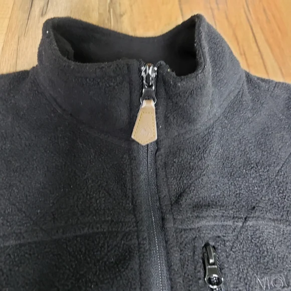 MOUNTAIN HORSE Fleece Quilted Black Zip Up Jacket "Crystal" Size Small - Picture 6 of 16